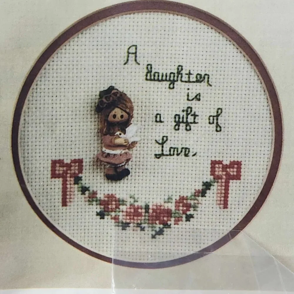 Friendship Collection Daughter is a Gift of Love Cross Stitch Pattern NEW